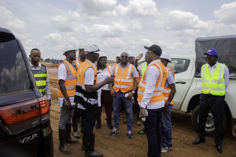 Tournée de chantiers du Ministre du Cadre de Vie et des Transports